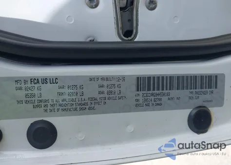 2017 Chrysler 300 Limited Awd from USA, damaged, VIN 2C3CCARG9HH530103